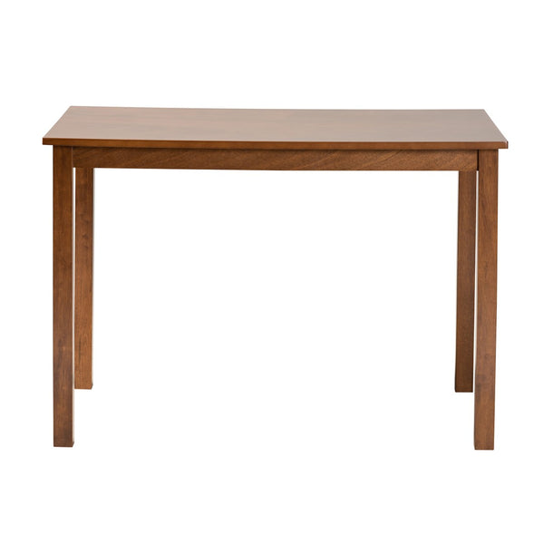 Baxton Studio Baxton Studio Eveline Modern Wood Dining Table – Stylish 43-Inch Design for Compact Spaces Walnut RH7006-Walnut Brown-DT