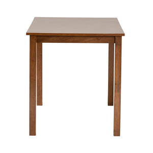 Baxton Studio Baxton Studio Eveline Modern Wood Dining Table – Stylish 43-Inch Design for Compact Spaces Walnut RH7006-Walnut Brown-DT