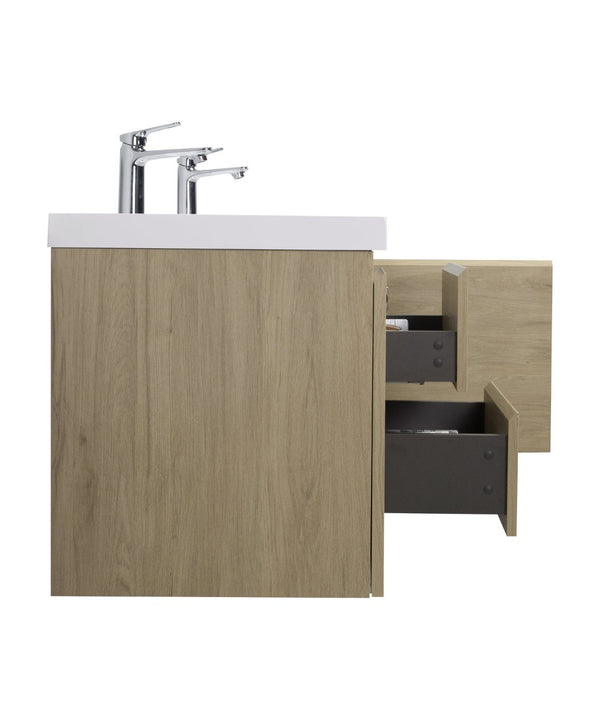 English Elm 60" Universal Wall Hanging Bracket for Bathroom Cabinet Floating Vanity Support W1920P466273