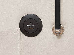 English Elm 3-in-1 Sofa Bed with USB & Cup Holders, Velvet Convertible Sleeper Chair with 3 Angles for Small Spaces Beige W1359P336109