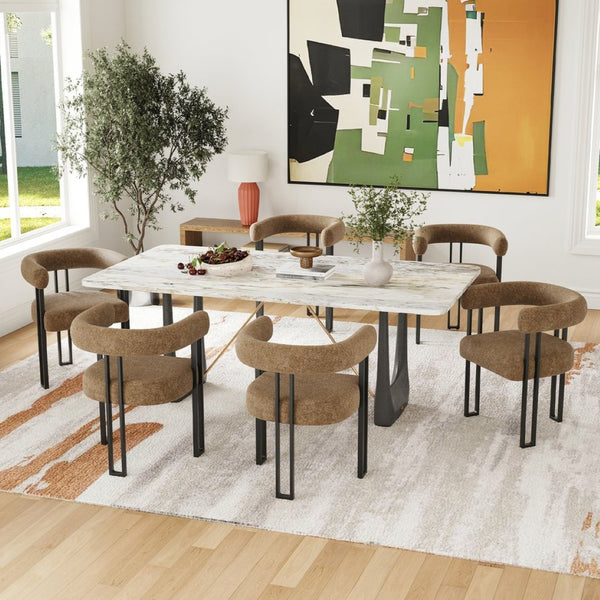 English Elm Counter Height Stools Set of 2 Mid-century Metal Legs Ergonomic Kitchen Island Seating Coffee T3623P432008