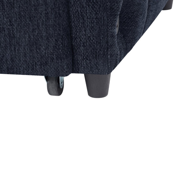 English Elm 52.8" Chenille Tufted Convertible Loveseat Sleeper with Usb Ports for Studio Spaces N719P230296C