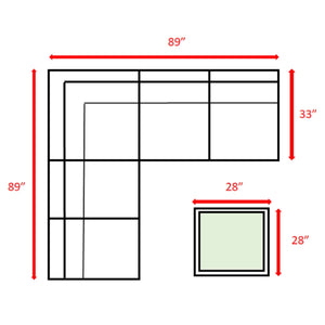 English Elm Fully Assembled 4-Piece Wicker Patio Set With Weather-Resistant Cushions For Ultimate Comfort B120S00255