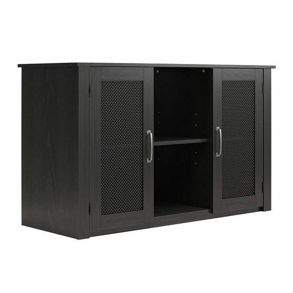 English Elm 55 Gallon Aquarium Terrarium Stand with Mesh Doors Open Storage Industrial Frame B2733P436848
