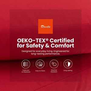 English Elm Modern Outdoor 2-Piece Swivel Bar Chairs – Stylish Aluminum Frame, Ergonomic Design & Weather-Resistant Cushions W1886P352347