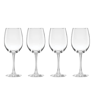 Lenox 5 O'clock Stemmed All-purpose Wine Glasses Set of 4 Soda-lime Clear Dishwasher Safe 896424