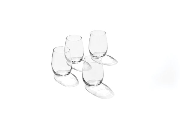 Lenox 5 O'clock Stemless Wine Glasses Set of Four Stable Grip Dishwasher Safe Serveware 896425