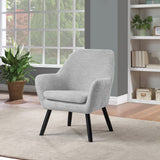 OSP Home Furnishings Della Mid-Century Chair Grey