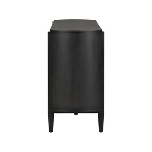 English Elm Christopher Knight Home® - Storage Cabinet: Stylish Black Entryway Console With 4 Doors - Large, Versatile & Durable Design N780P330603B