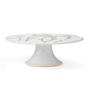 Lenox Wildflowers Stoneware Cake Plate Hand Painted Floral Motif for Spring Table Serving 896610