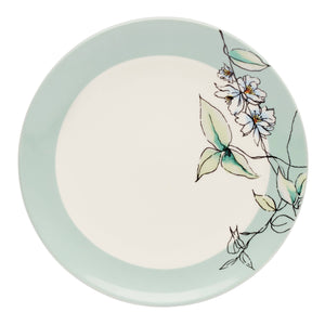 Lenox Botanica Oneida 365 Porcelain Dinnerware Set Sage Floral Sketch Serves Four Daily 896648