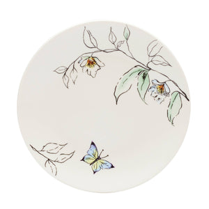 Lenox Botanica Oneida 365 Porcelain Dinnerware Set Sage Floral Sketch Serves Four Daily 896648