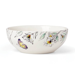Lenox Botanica Oneida 365 Porcelain Dinnerware Set Sage Floral Sketch Serves Four Daily 896648