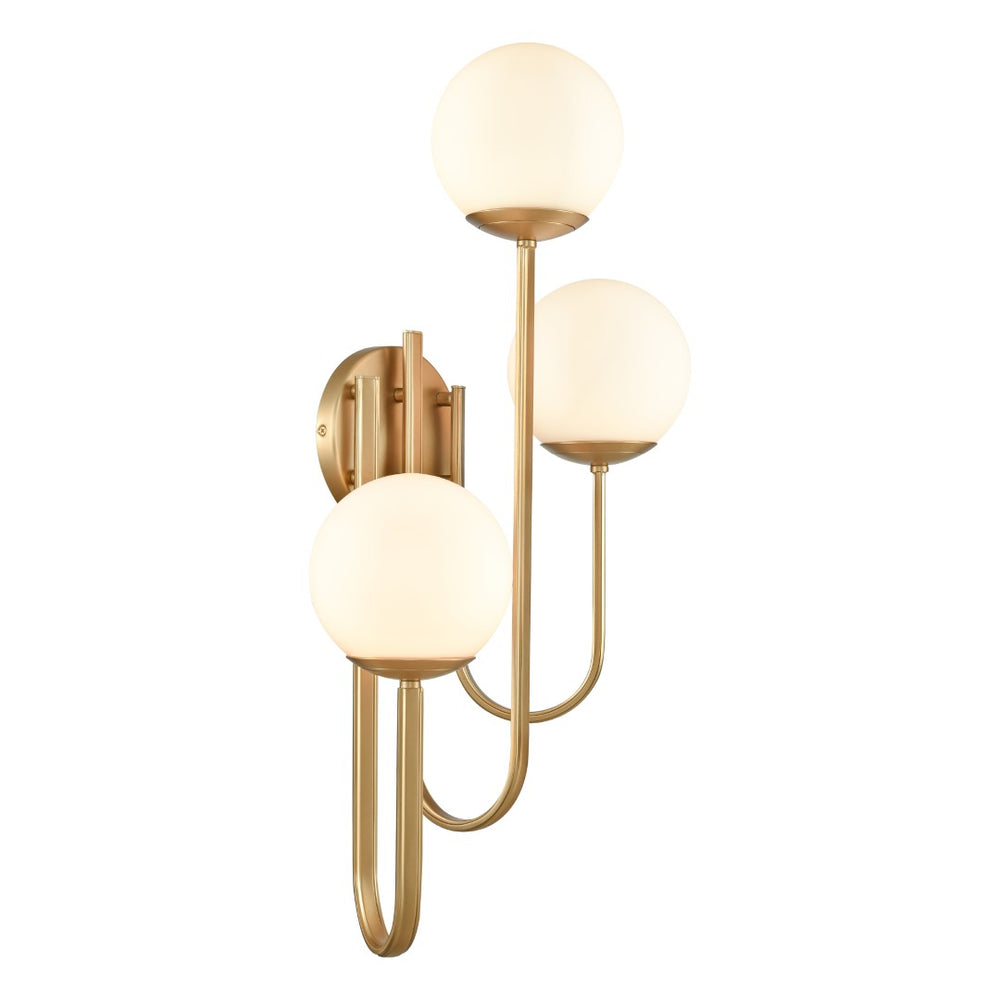 Caroline 28'' High 3-Light Left Sconce - Brushed Gold 89673/3 Elk Lighting