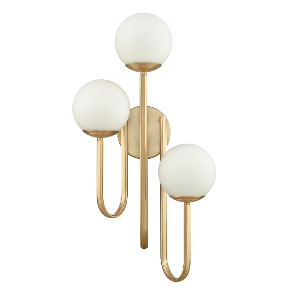 Caroline 28'' High 3-Light Left Sconce - Brushed Gold 89673/3 Elk Lighting