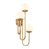 Caroline 28'' High 3-Light Right Sconce - Brushed Gold 89674/3 Elk Lighting