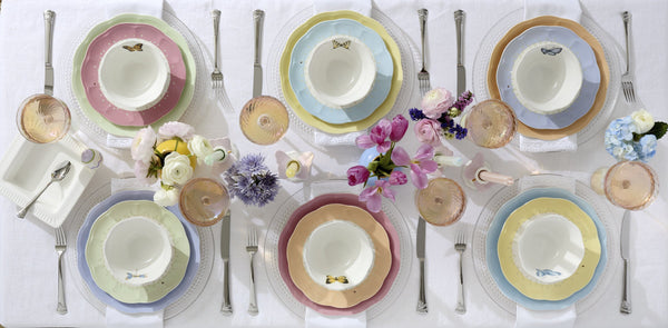 Lenox Butterfly Meadow 65 Piece Flatware Set 18/10 Steel Mirror Polish Service for 12 896755