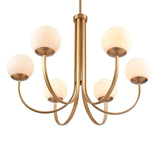 Caroline 32'' Wide 6-Light Chandelier - Brushed Gold 89678/6 Elk Lighting