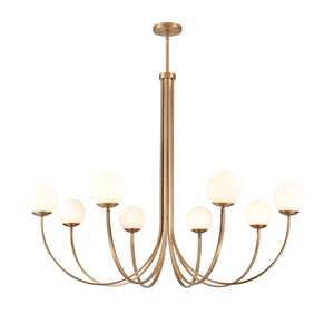 Caroline 54'' Wide 8-Light Chandelier - Brushed Gold 89679/8 Elk Lighting