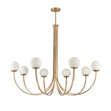 Caroline 54'' Wide 8-Light Chandelier - Brushed Gold 89679/8 Elk Lighting