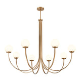 Caroline 54'' Wide 8-Light Chandelier - Brushed Gold 89679/8 Elk Lighting