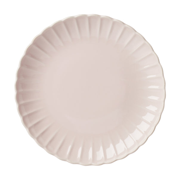 Lenox French Country Stoneware Dinnerware Set Scalloped Blush Glaze Vintage 12 Piece 896912