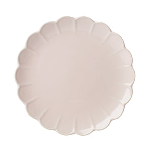 Lenox French Country Stoneware Dinnerware Set Scalloped Blush Glaze Vintage 12 Piece 896912