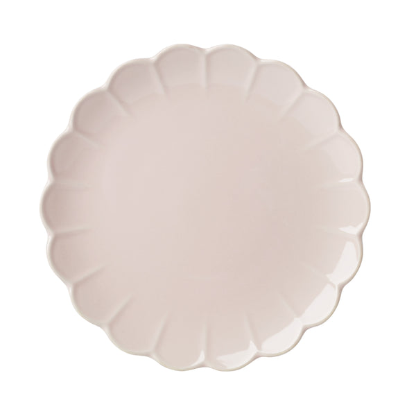 Lenox French Country Stoneware Dinnerware Set Scalloped Blush Glaze Vintage 12 Piece 896912