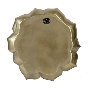 English Elm D10X1.4" Radiant Gold Succulent Wall Plaque - 3D Modern Décor For Stylish Homes & Offices W2078P223120