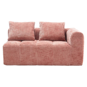 English Elm United Chenille Loveseat Sofa - Cozy Minimalist Modular Sleeper For Apartments & Living Rooms W1568P255138-GIGA