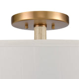 Neville 20'' Wide 4-Light Semi Flush Mount - Natural Brass 89714/4 Elk Lighting