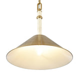 Neville 18'' Wide 1-Light Pendant - Natural Brass 89715/1 Elk Lighting