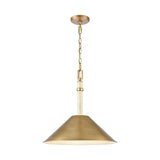 Neville 18'' Wide 1-Light Pendant - Natural Brass 89715/1 Elk Lighting