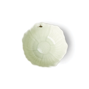 Lenox Butterfly Meadow Glazed Porcelain Dessert Bowls with Botanical Floral Design for Elegant Dining Green 897162