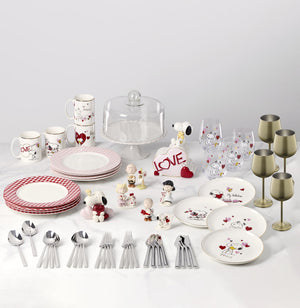 Lenox Gingham Porcelain Dinner Plates Set of 4 Checkered Rim Dishwasher Safe for Casual Dining Red 897165