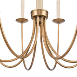 Neville 28'' Wide 8-Light Chandelier - Natural Brass 89718/8 Elk Lighting