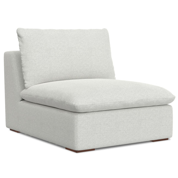 English Elm Jasmine Cloud Grey Pit Sectional Sofa U-Shaped 124" Modular Sofa Bed, Performance Fabric, 1800lb Capacity B136P199251