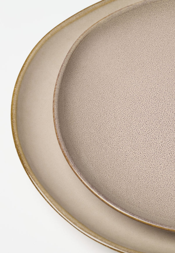 Lenox Organic Shades Stoneware Dinnerware Set Artisan Glazed Earthy Tones for Casual Everyday Table Pink 897202