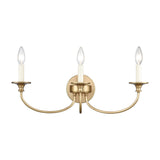 Cecil 22'' Wide 3-Light Vanity Light - Natural Brass 89722/3 Elk Lighting