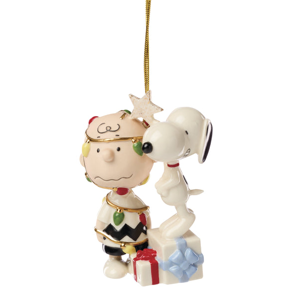 Lenox You're Getting a Peanuts Porcelain Ornament Snoopy Charlie Brown Holiday Keepsake 897221