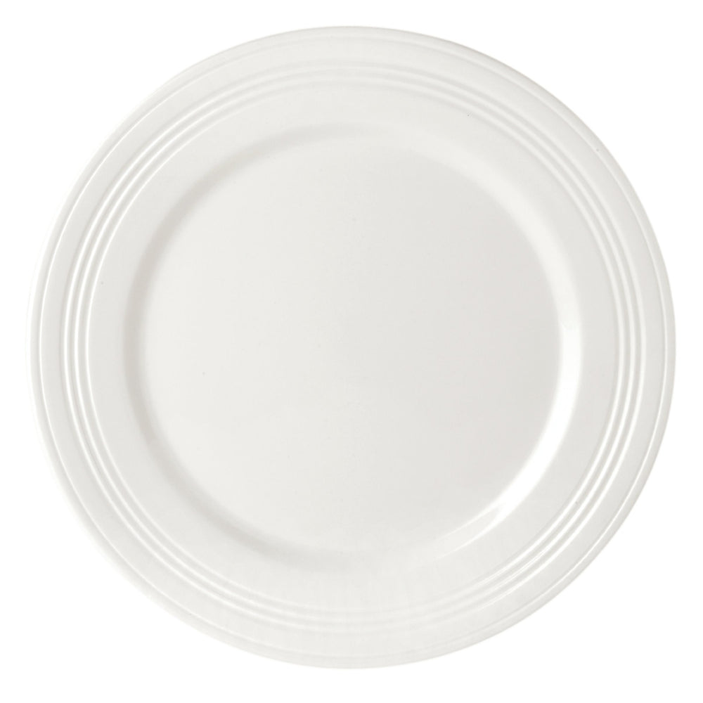 Lenox Tin Can Alley White Porcelain Embossed Dinner Plates Artisan Textured Set of 4 897286