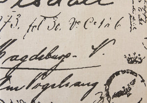 English Elm Ottoman, Set of 2 Kids Cube Poufs in Beige Vintage French Fabric - 12" Tufted Padded Footstools, Solid Wood B2710P218703