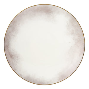 Lenox Trianna Watercolor Porcelain Coupe Plates with Gold Trim for Elegant Dining Table Settings 11.13 inches 897303