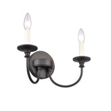 Cecil 14'' Wide 2-Light Vanity Light - Matte Black 89731/2 Elk Lighting