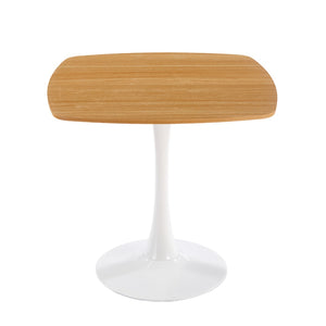 English Elm Halloween Square Pedestal Dining Table Walnut Finish Compact Nook Seating for Two W3766P397282