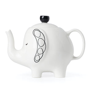 Lenox Wild Things Glazed Porcelain Elephant Teapot Sculptural Whimsical Kitchen Display 897466