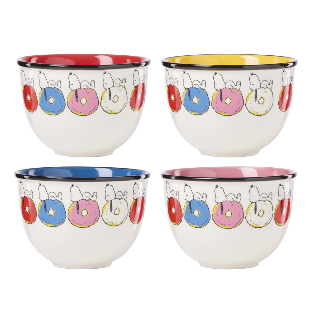 Lenox Chef Snoopy Peanuts Porcelain Dessert Bowl Set Dishwasher Safe Fun Dining 897576