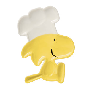 Lenox Chef Snoopy Peanuts Porcelain Spoon Rest with Woodstock Baker Figural Design 897690