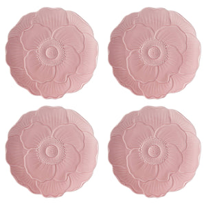 Lenox Butterfly Meadow Porcelain Accent Plates Botanical Floral Set for Elegant Dining Collection Pink 897768