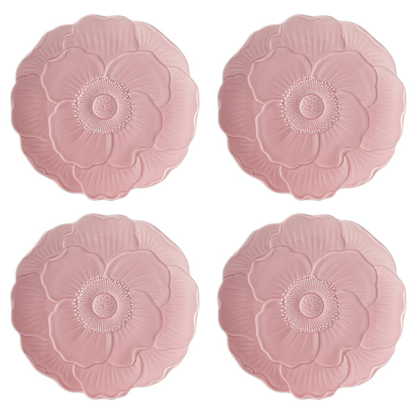 Lenox Butterfly Meadow Porcelain Accent Plates Botanical Floral Set for Elegant Dining Collection Pink 897768